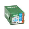 SPAX Stainless-Steel Universal Woodscrews T20 T-Star Plus Bit Recess 5.0 x 50mm Box of 200