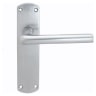 Serozzetta Uno Lever Latch Door Handle Satin Chrome