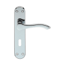 Carlisle Brass Ixion Door Handle Lever Lock Furniture Polished Brass