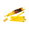 Advent Carpenter Pencils With Sharpener 175mm L Yellow Pack of 10