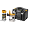 DeWalt DCW604NT-XJ XR Li-ion BL Router with Extra Bases 18V Bare Unit