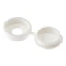Hinged Cover Caps No.6-8 White 100 Pieces