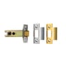 Eurospec Easi-T Heavy Sprung Tubular Latch 76mm Electro Brassed/Satin Stainless Steel