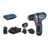 Bosch GSR12V-15FCSet FlexiClick Drill Driver L-Boxx Kit 12V 2x2.0ah Li-ion