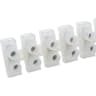 BG Electrical 6 Way Connector Strip 15A White Pack of 1