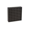 Hepworth Terracotta square hole airbrick blue/black 215x215mm