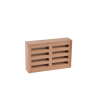 Hepworth Terracotta louvered hole airbrick buff 215x140mm