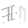 Flusso Single Pocket Door Kit for 626mm, 726mm, 826mm x 2040mm Doors
