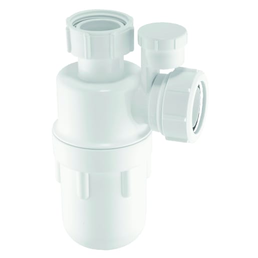 McAlpine Water Seal Anti Syphon Bottle Trap 75mm x 31.75mm White