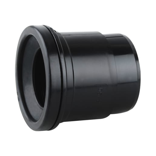 Wavin OsmaSoil Single Socket Boss Adaptor 50mm Black