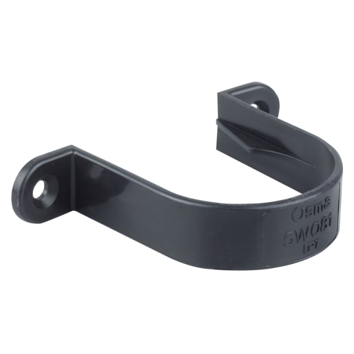 Osma 5W081B Push Fit Pipe Bracket 40mm (Dia) Black