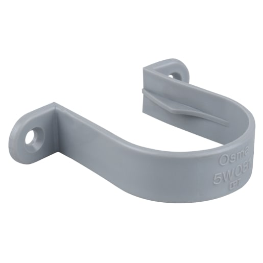 Osma 5W081G Push Fit Pipe Bracket 40mm (Dia) Grey
