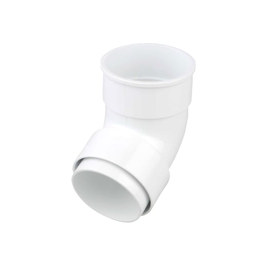Osma 0T024W Roundline Pipe Connector 68mm (Dia) White
