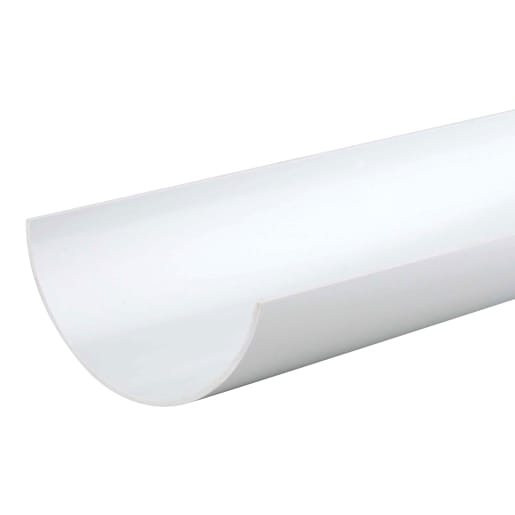 Osma 0T074W Roundline Gutter 4m x 112mm (L x Dia) White