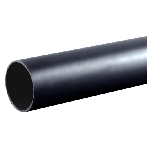 OsmaWeld 4Z073B Plain End Pipe 3m x 32mm (L x Dia) Black