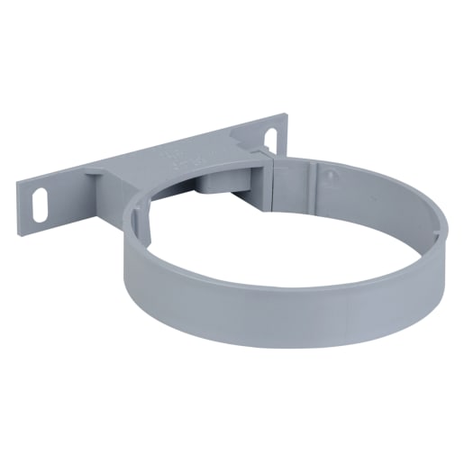 Wavin OsmaSoil Grey Socket Bracket 110mm Grey