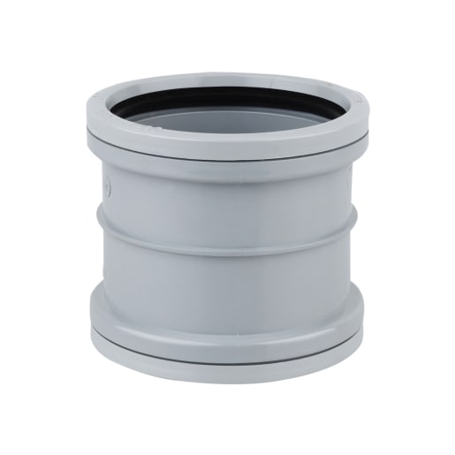 OsmaSoil 4S104G Double Socket 110mm (Dia) Grey