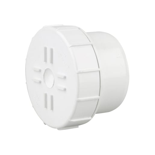 OsmaSoil 4S292W Plain Ended Access Plug 110mm (Dia) White