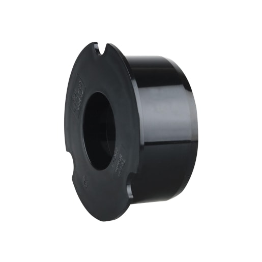 Wavin OsmaSoil Plain Ended Socket Plug 110mm Black