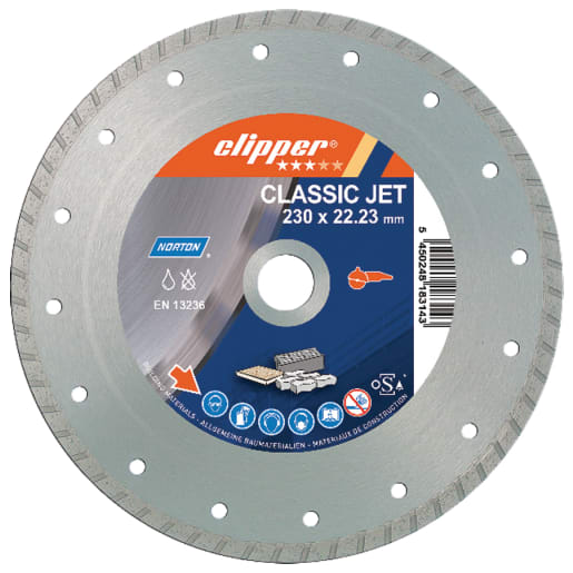 Norton Classic Jet Diamond Blade 230 X 22.23mm