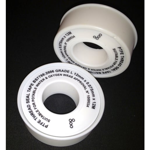Reliable Source PTFE Thread Seal Tape White 12m x 12mm
