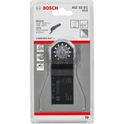 Bosch HCS Plunge Cut Saw Blade Wood 32 x 50mm Black