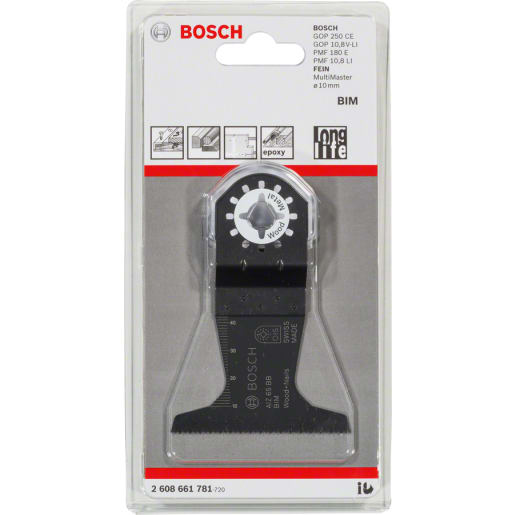 Bosch AIZ 65 BB BIM Plunge-Cutting Saw Blade 65 x 40 x 1.8mm Black