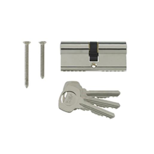 Yale Euro Double Cylinder Lock 95mm L Chrome