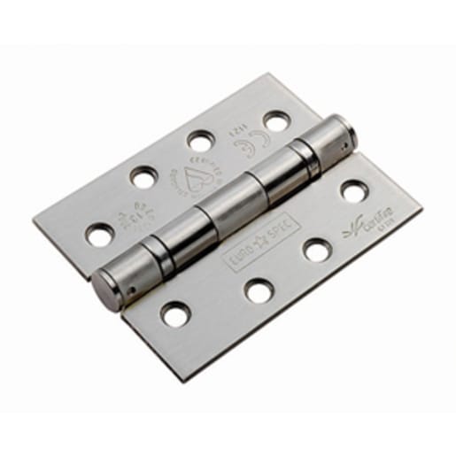 Eurospec Enduro Grade 13 Ball Bearing Hinge 102 x 76mm Bright Stainless Steel