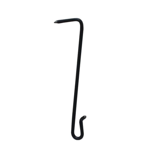 Spike End Slate Hooks 100mm L Black