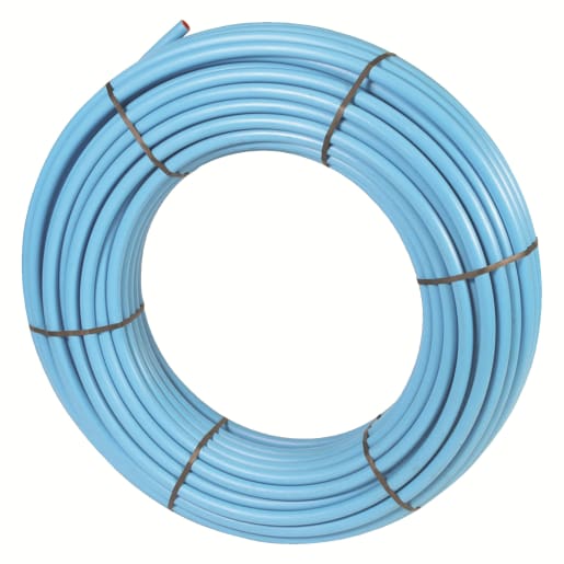 MDPE Pipe PE80 SDR9 20mm x 50m Blue