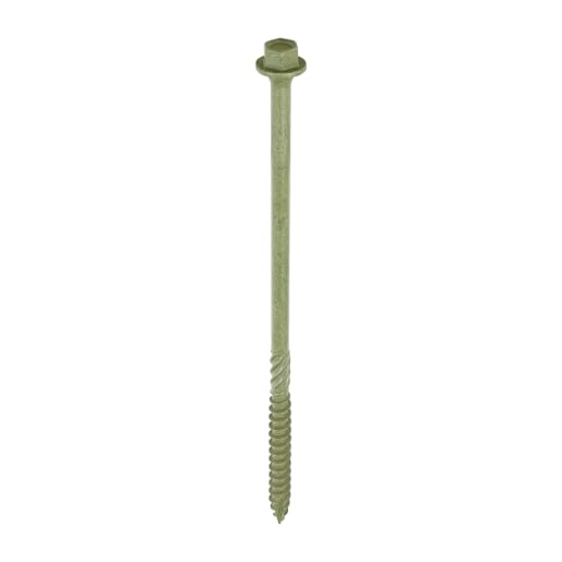 TIMCO Hexagonal Head In-Dex Timber Screws 150 x 6.7mm Olive Green