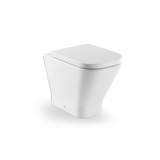 Roca The Gap Square Freestanding Back To Wall WC Pan White
