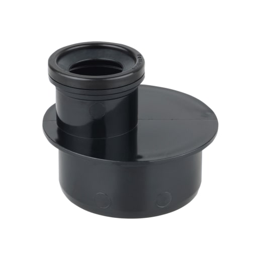 OsmaSoil Single Socket Reducer 110 x 50mm Black