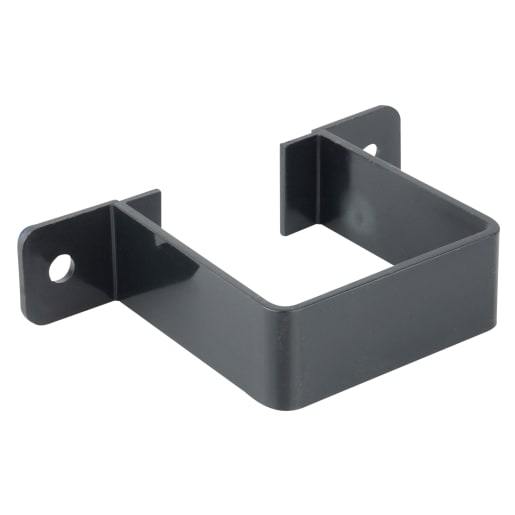 Osma SquareLine Pipe Bracket 61mm Dia Black