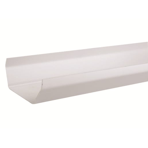 Osma SquareLine Gutter 2m x 100mm White