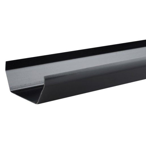 Osma SquareLine Gutter 4m 100mm Black