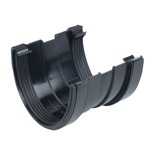 Wavin Osma DeepLine Gutter Union 113mm Black