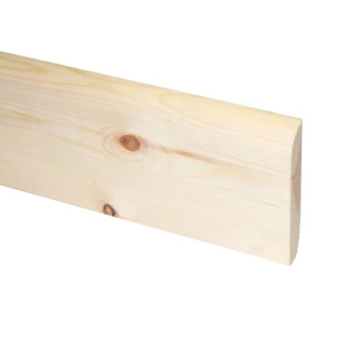 Redwood Chamf & Rounded Architrave 19 x 75mm (act size 14.5 x 70mm)