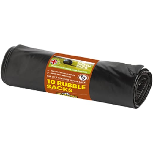 Defiance Rubble Sack 800 x 550mm Pack of 10 Black