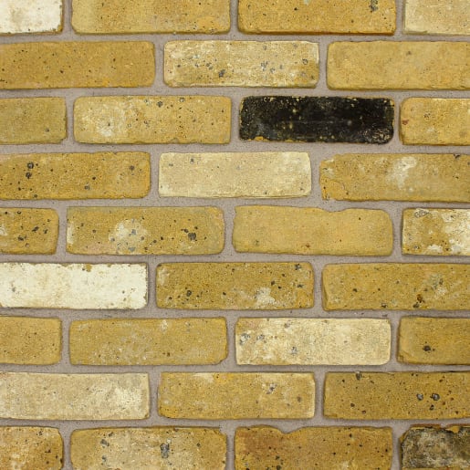 The Brick Tile Company Brick Slips Tile Blend 9 Yellow - Box of 35