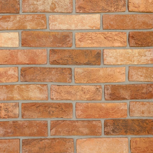 The Brick Tile Company Brick Slips Tile Blend 89 Red - Sample Panel