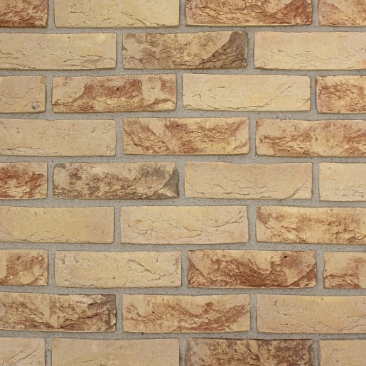 The Brick Tile Company Brick Slips Tile Blend 30 Yellow - Box of 35