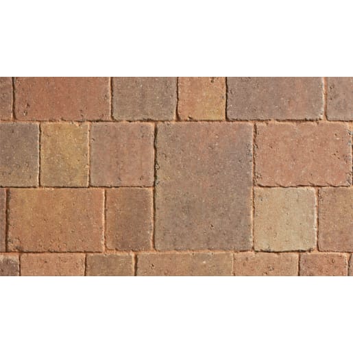 Marshalls Drivesett® Tegula Block Paving 160 x 120 x 50mm Autumn Brown