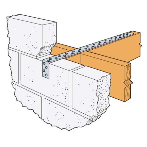 Simpson Strong-Tie Strap Bent (at 150mm) 1000 x 30 x 5mm