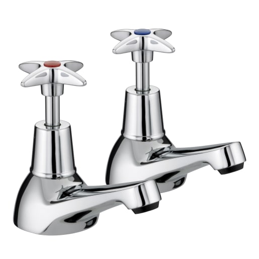 Bristan X-Head Cross Head Bath Tap 100mm H Chrome