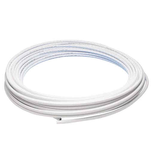 JG Speedfit Layflat Barrier Coil Pipe 25m x 22mm White