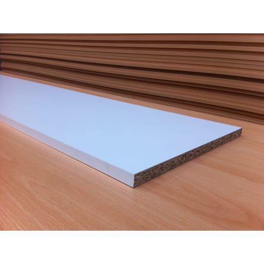 Alexander Cleghorn Melamine Faced Chipboard 2440 x 610 x 15mm White