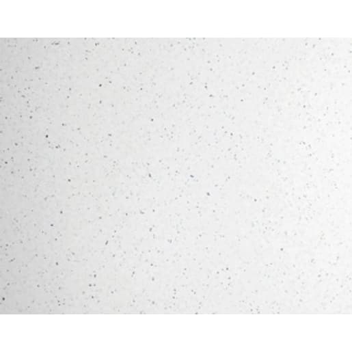 Showerwall Square Cut Shower Wall Panel 2440 x 1200mm White Gloss