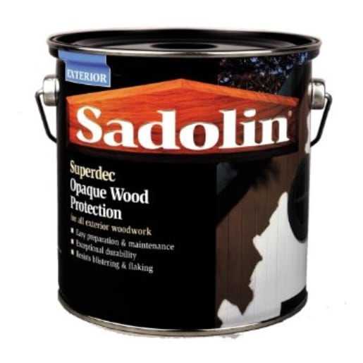 Sadolin Superdec Satin Opaque Wood Protection 5 Litres Black